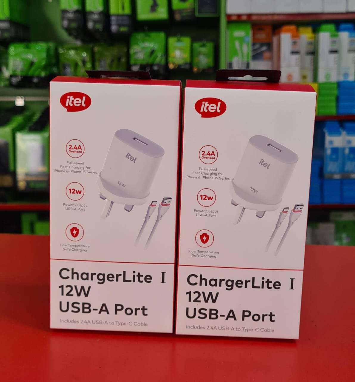 itel 12w type c charger